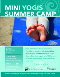 Picture showing the TY Posters of mini yogis