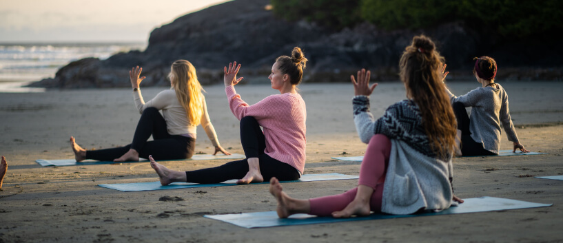 Beach Yoga  Tofino Yoga